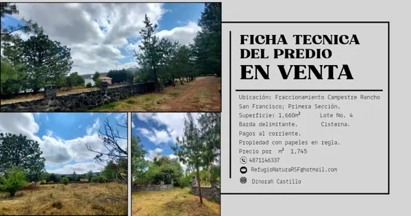 Terreno en venta en Bermúdez, Huasca de Ocampo — foto 2 de 11