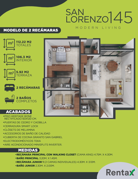 Departamento en renta en Guadalupe, Culiacán — foto 2 de 14