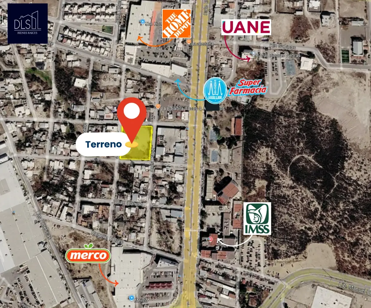 Terreno en venta en Chapultepec, Piedras Negras — foto 1 de 2
