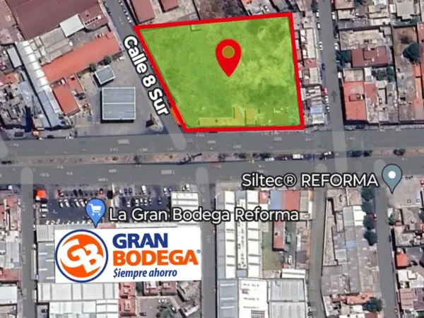 Terreno en Venta en Av. Reforma