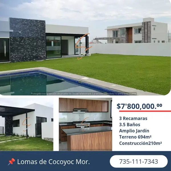 Casa Lomas de Cocoyoc Morelos
NUEVA... Casa Lomas de Cocoyoc Morelos
NUEVA...