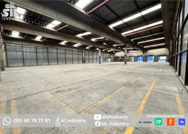 Renta de Nave Industrial en Tlalnepantla