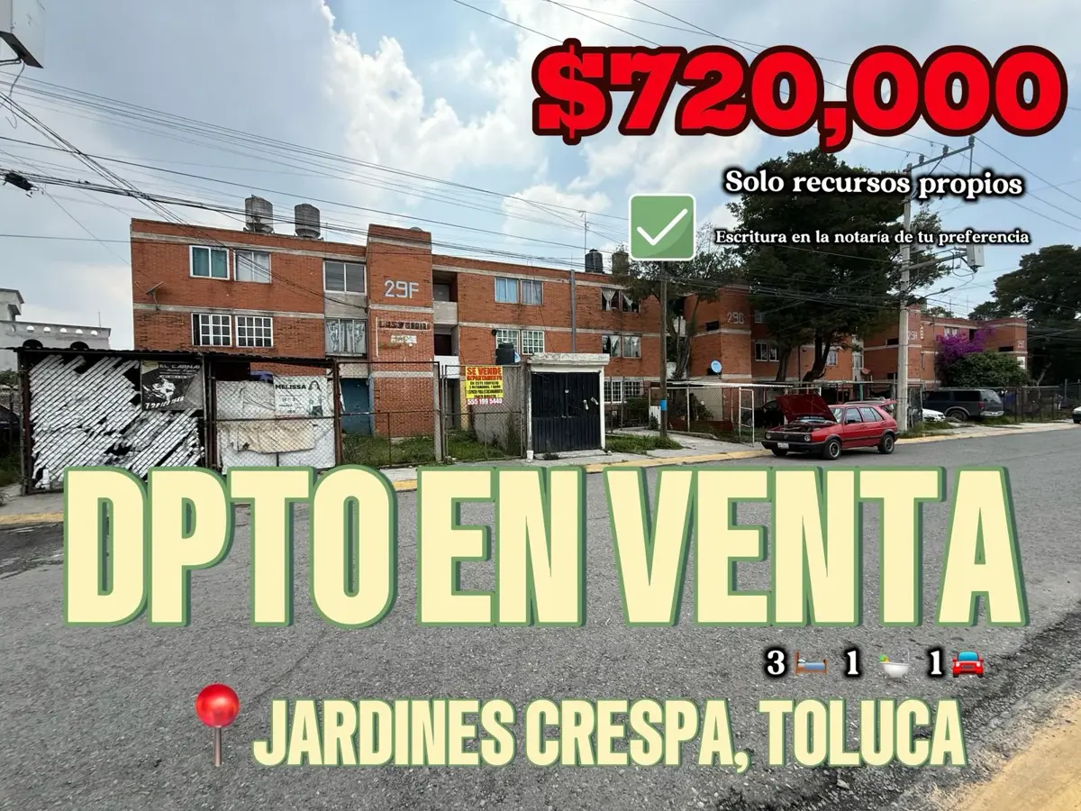 Departamento en venta en Jardines de la Crespa, Toluca — foto 1 de 15