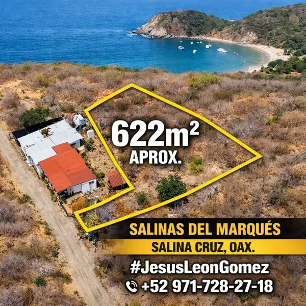 LOTE DE TERRENO EN VENTA CON VISTA AL MAR – SALINA CRUZ, OAXACA