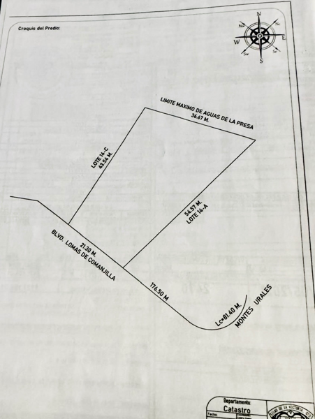 EXCELENTE TERRENO EN VENTA DENTRO DE PRIVADA EN LOMAS DE COMANJILLA | $2,406,250 MXN PRECIO FIJO (NO