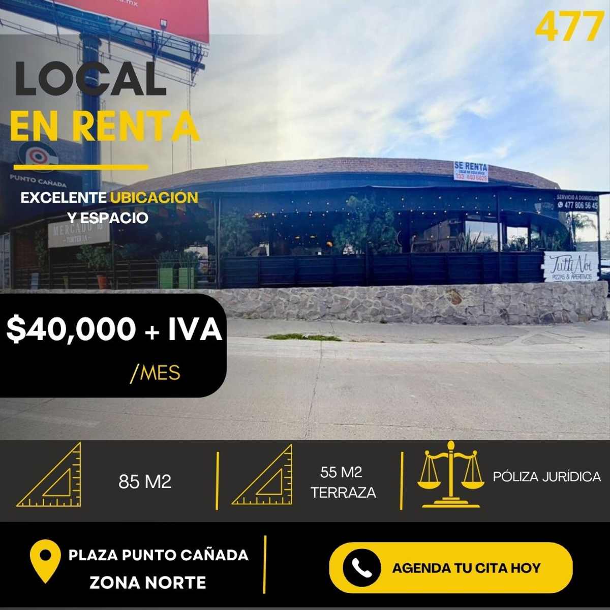 Local en renta en Cañada del Refugio, León — foto 1 de 3