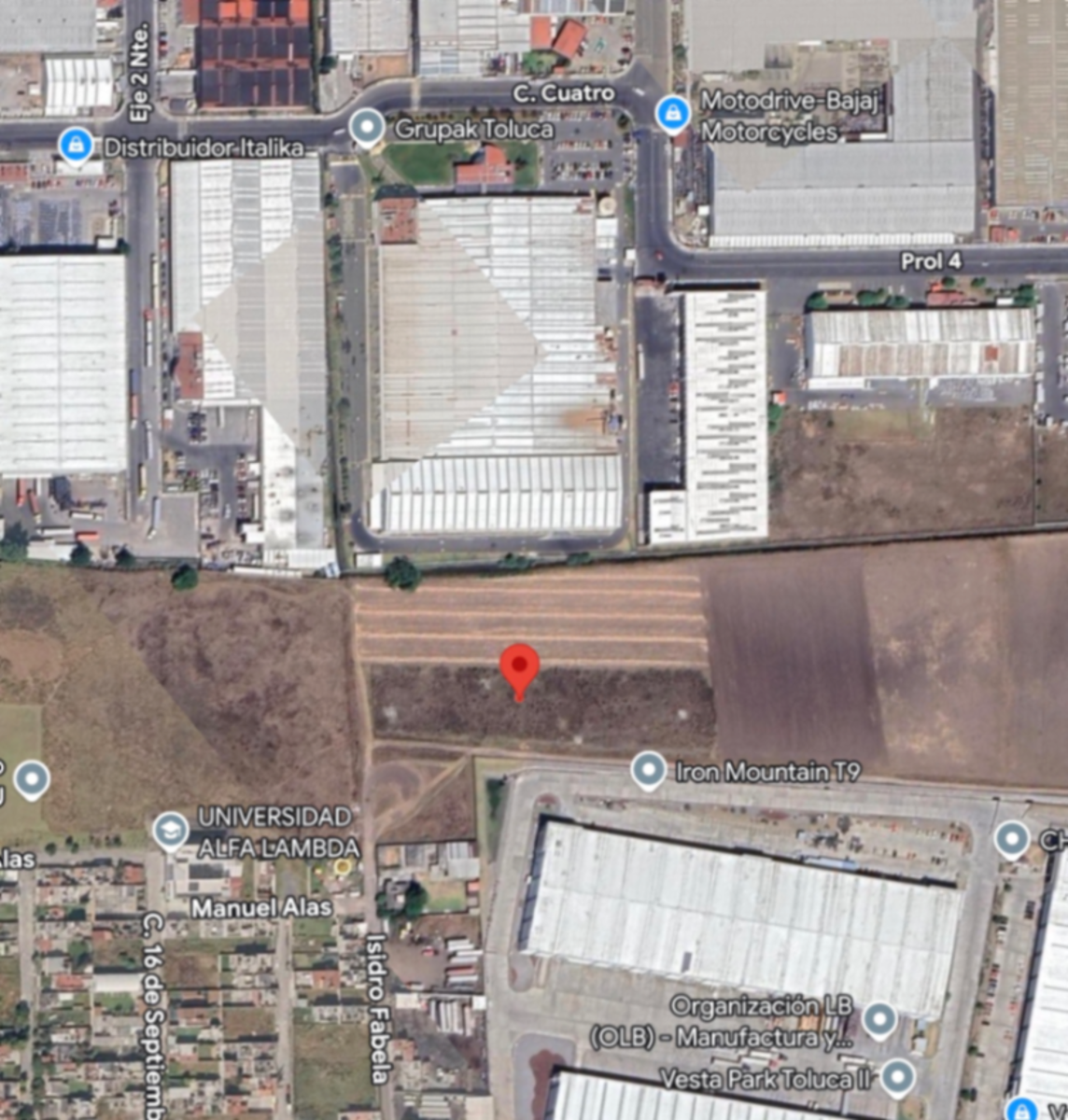 Terreno en venta en San Blas Otzacatipan, Toluca