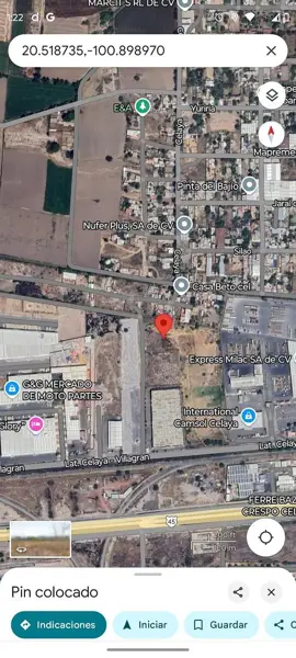 Terreno en venta en Colonia Fraccionamiento el Puente, Celaya — foto 2 de 2