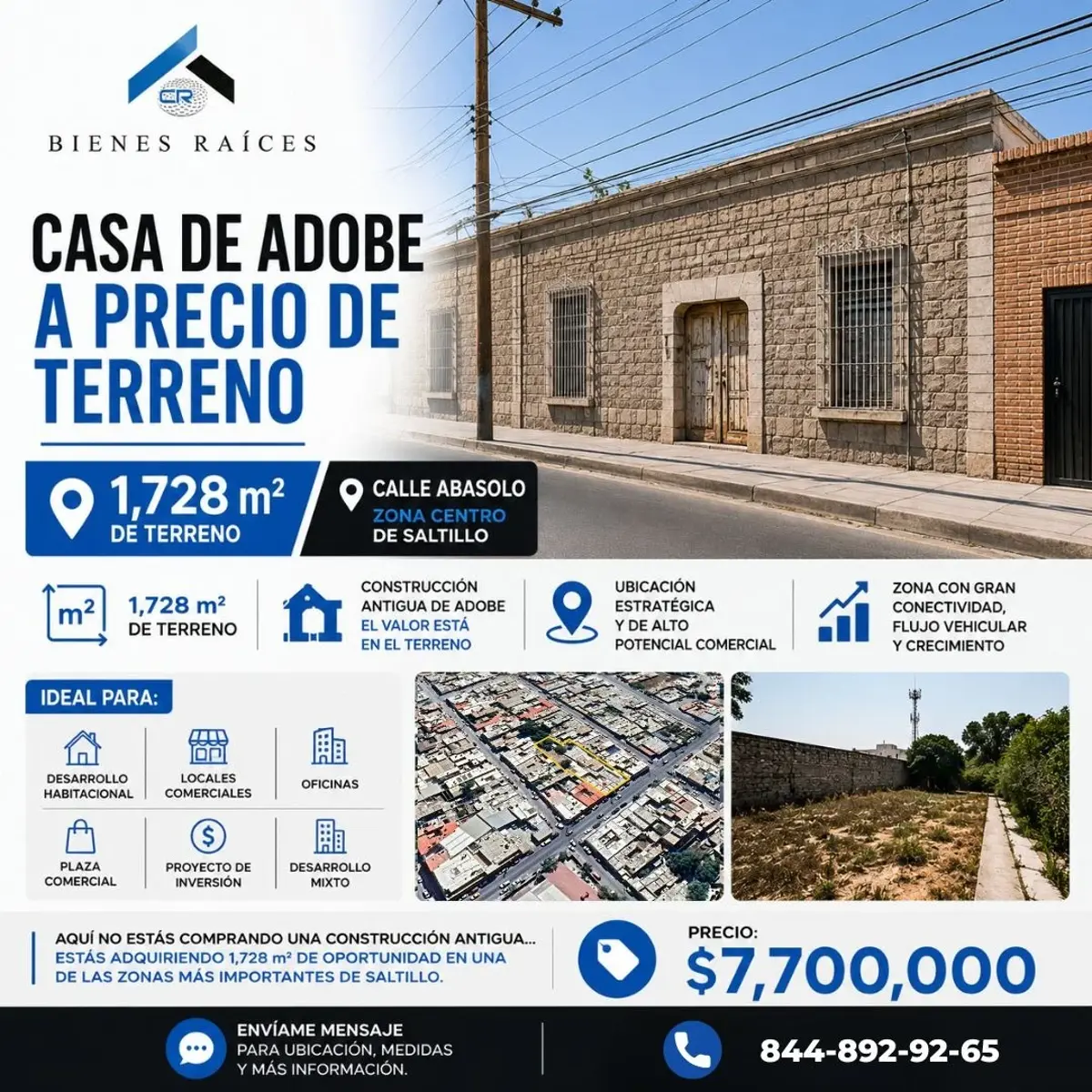 Terreno en venta en Adolfo Lopez Mateos, Saltillo — foto 1 de 12
