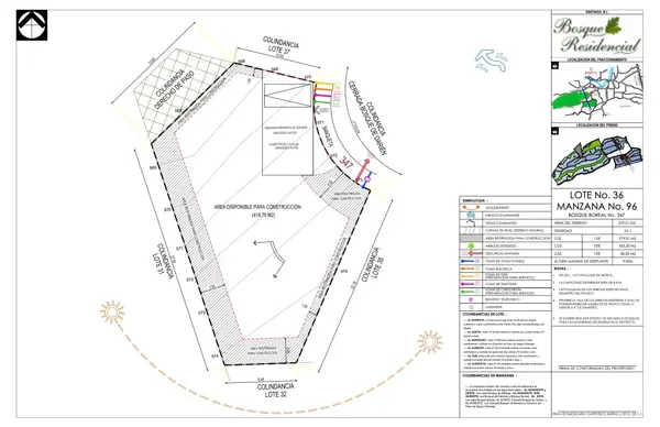 Terreno en venta en Bosque Residencial, Santiago — foto 3 de 5