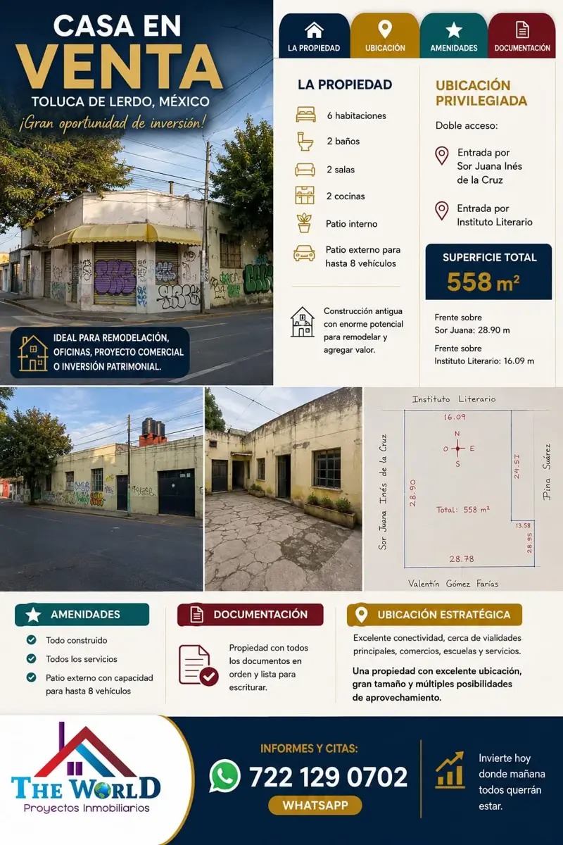 Casa en venta en Sor Juana Ines de la Cruz, Toluca