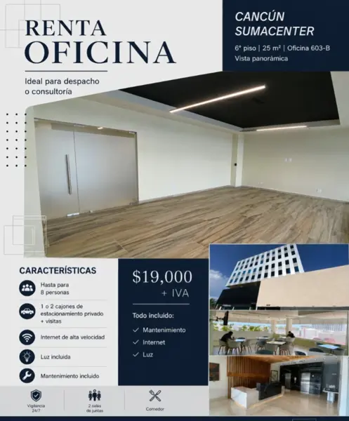 Oficina en renta en Residencial Cumbres, Benito Juárez — foto 3 de 10