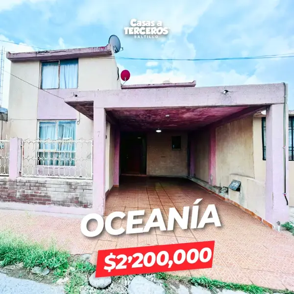 Casa en Oceanía, Saltillo, Coahuila de Zaragoza
