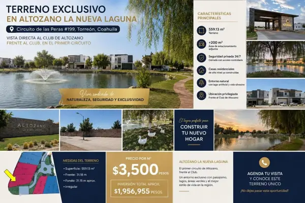 Terreno en venta en Altozano la Nueva Laguna, Gómez Palacio — foto 2 de 2