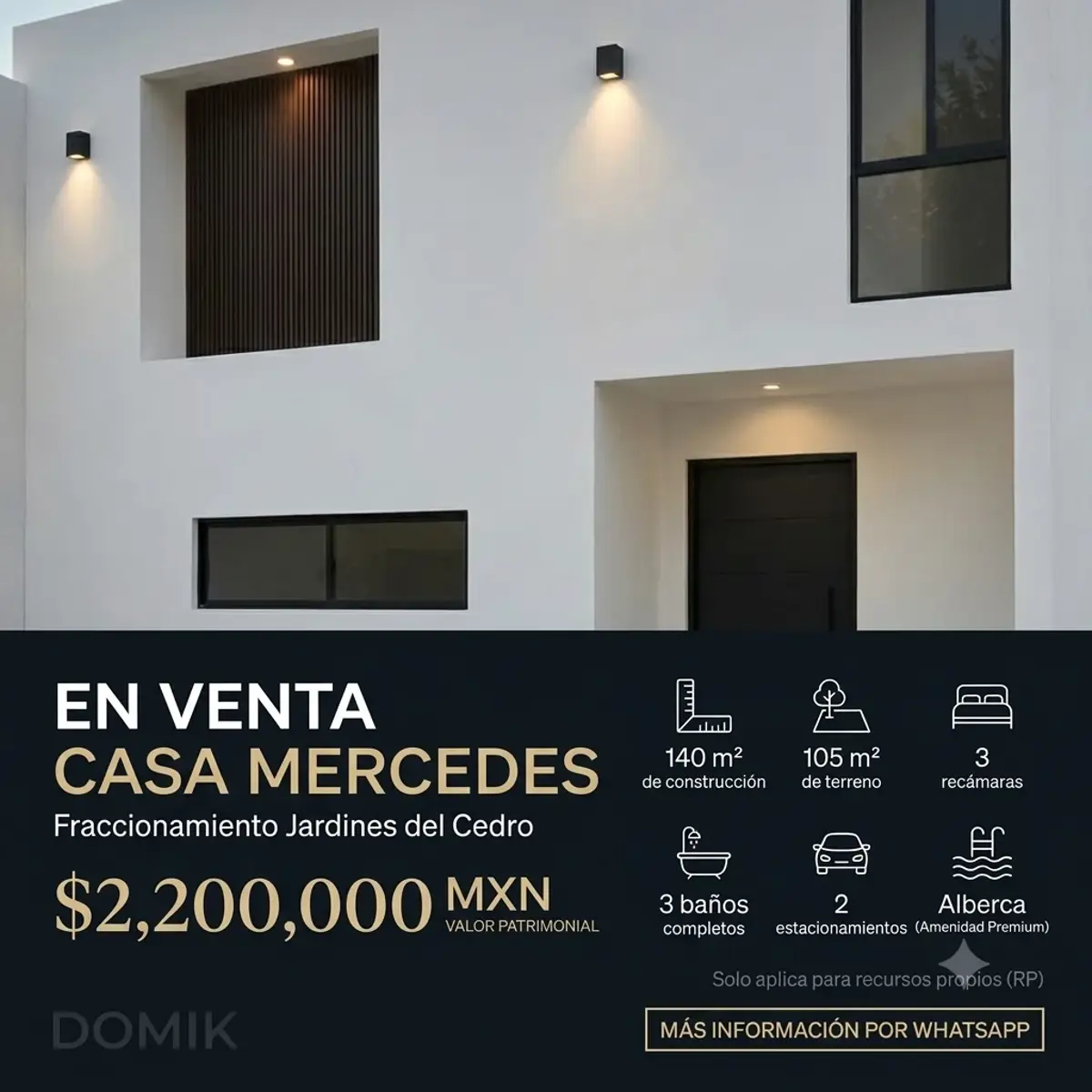 EN VENTA - Casa Mercedes en Fraccionamiento Jardines del Cedro - $2,200,000 MXN EN VENTA - Casa Mercedes en Fraccionamiento Jardines del Cedro - $2,200,000 MXN