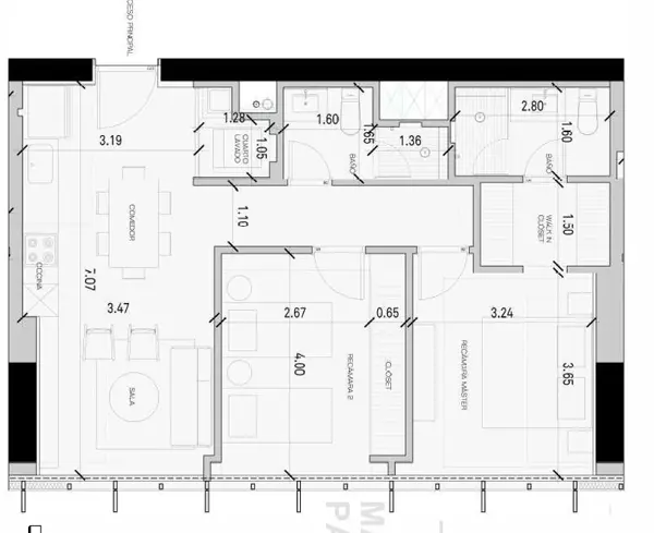 Departamento en Renta en Del Valle Oriente, San Pedro Garza García, Nuevo León 2