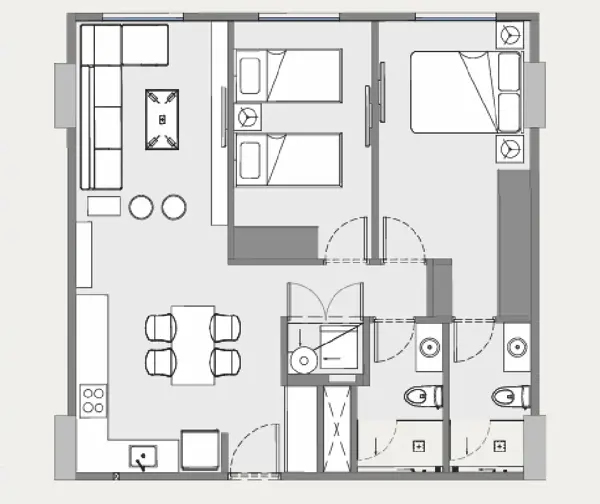 Departamento en Venta en Monterrey Centro, Monterrey, Nuevo León 2