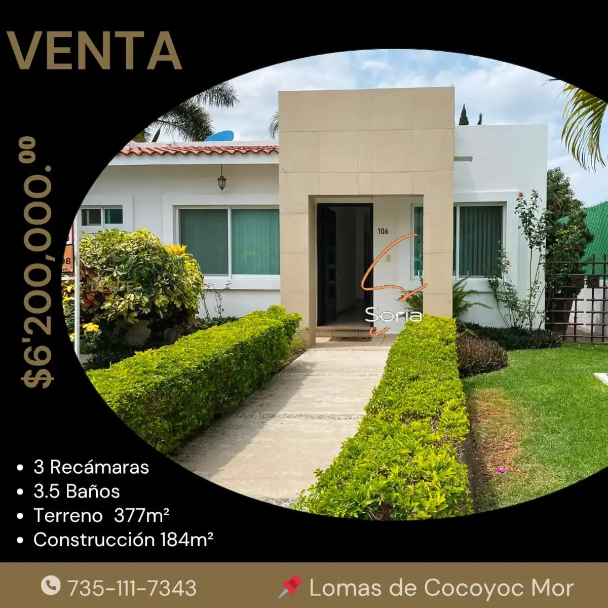 Casa en venta en Lomas de Cocoyoc, Atlatlahucan — foto 1 de 13