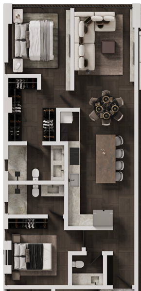 Departamento en venta en Del Valle, San Pedro Garza García — foto 2 de 8