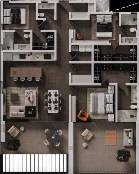 Departamento en venta en Del Valle, San Pedro Garza García — foto 2 de 9