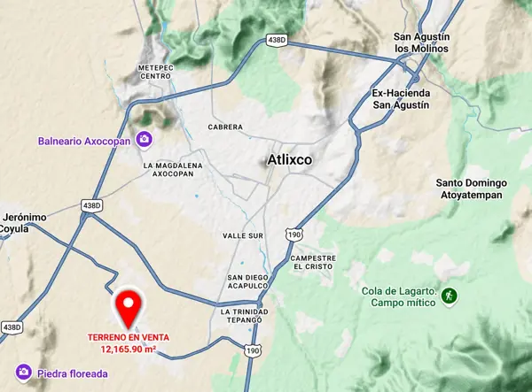 Terreno en venta en Solares de Tenextepec, Atlixco — foto 3 de 6
