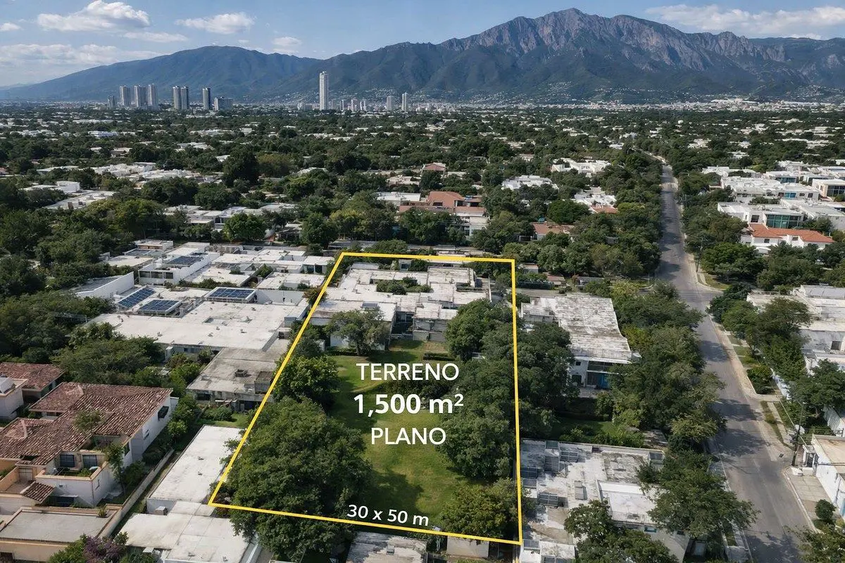 Terreno en venta en Del Valle, San Pedro Garza García — foto 1 de 5