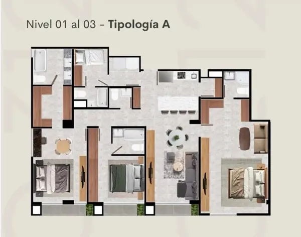 Departamento en venta en Del Valle, San Pedro Garza García — foto 3 de 14