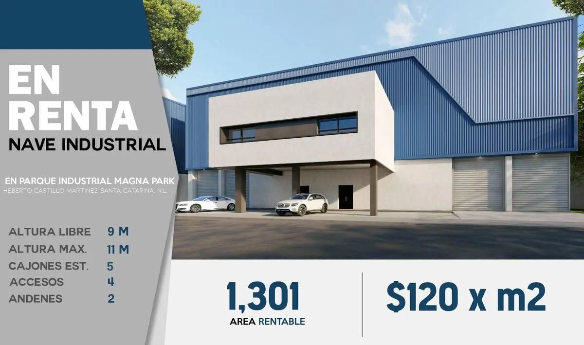 Nave en renta en Santa Catarina Industrial Park, Santa Catarina — foto 1 de 2