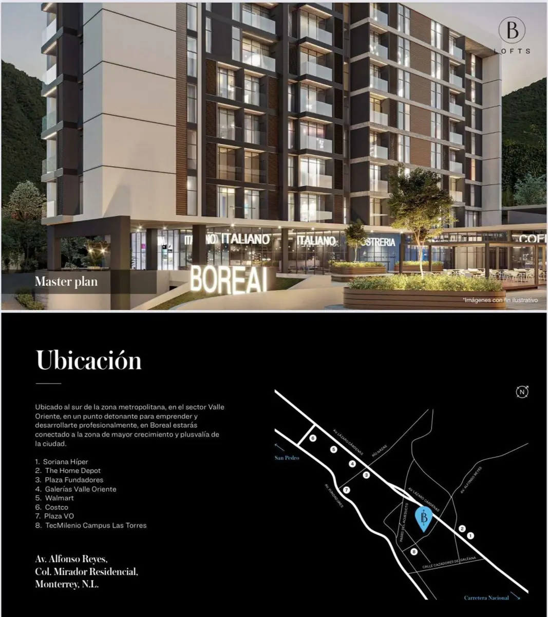 Departamento en venta en Del Paseo Residencial, Monterrey — foto 1 de 4