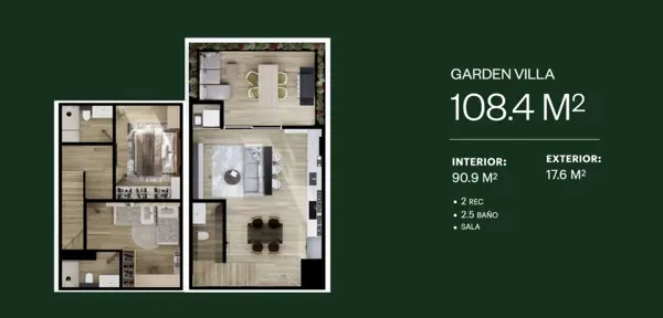 Departamento en venta en Fraccionamiento Villas de las Huertas, Santa Catarina — foto 2 de 6