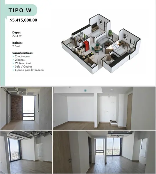 Departamento en venta en Monterrey Centro, Monterrey — foto 2 de 3