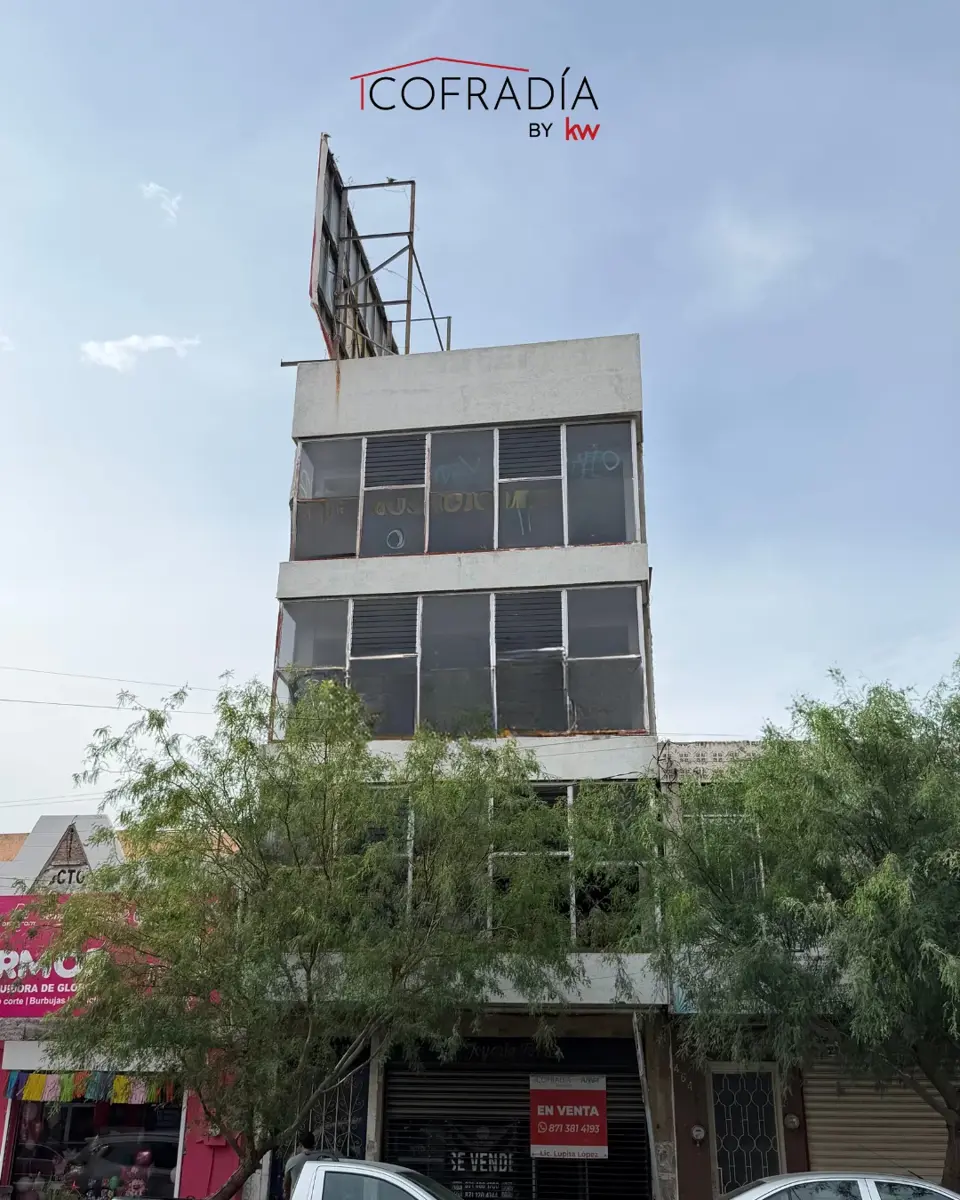 Edificio Comercial en Venta en Av. Juárez, Centro de Torreón Edificio Comercial en Venta en Av. Juárez, Centro de Torreón