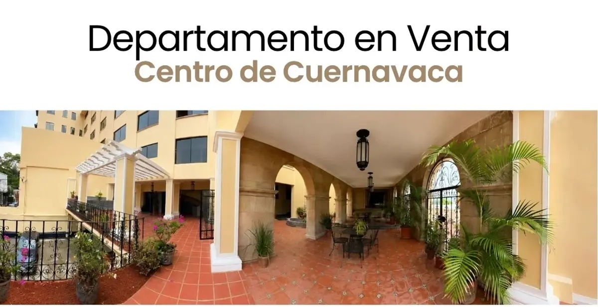 Departamento en venta en Cuernavaca Centro, Cuernavaca — foto 1 de 4