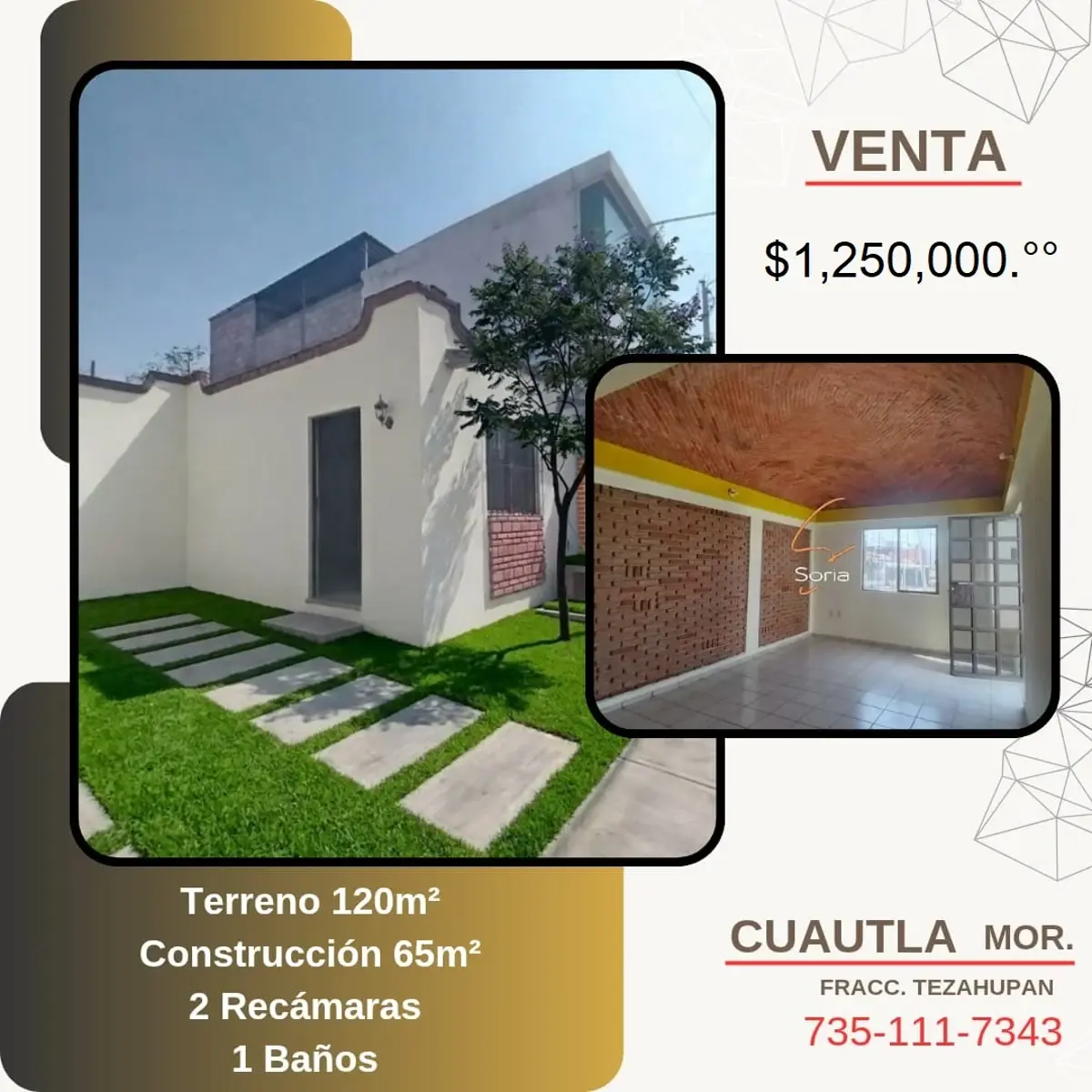 Casa en venta en Tezahuapan, Cuautla — foto 1 de 12