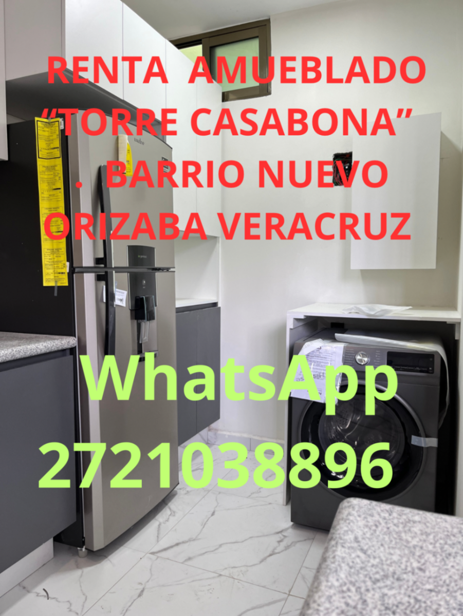 Departamento en renta en Barrio Nuevo, Orizaba — foto 1 de 19