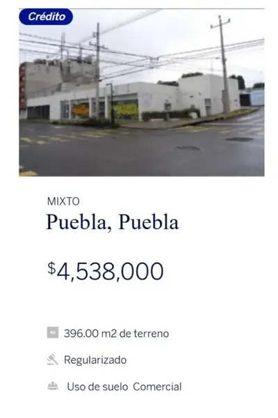 Terreno en remate en Puebla, Puebla, Puebla