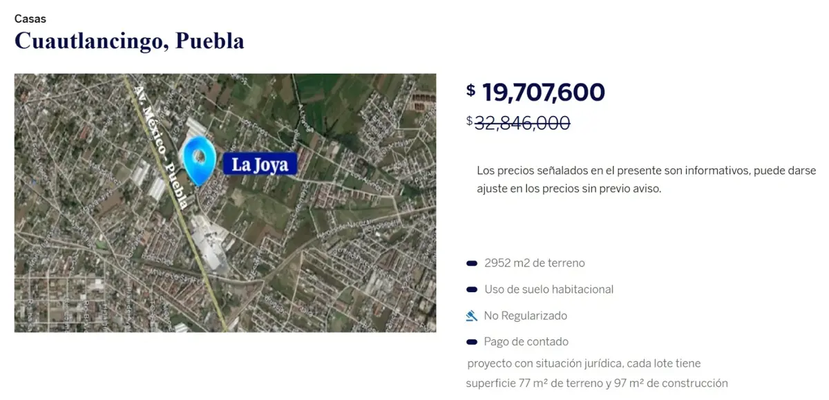 Terreno en venta en Cuautlancingo, Cuautlancingo