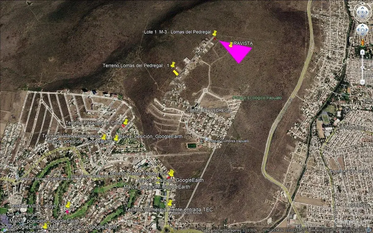 Terreno en venta en Lomas del Pedregal, Irapuato — foto 1 de 7
