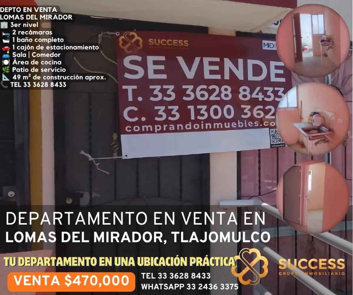 Departamento en venta en Lomas del Mirador, Tlajomulco de Zúñiga — foto 1 de 10