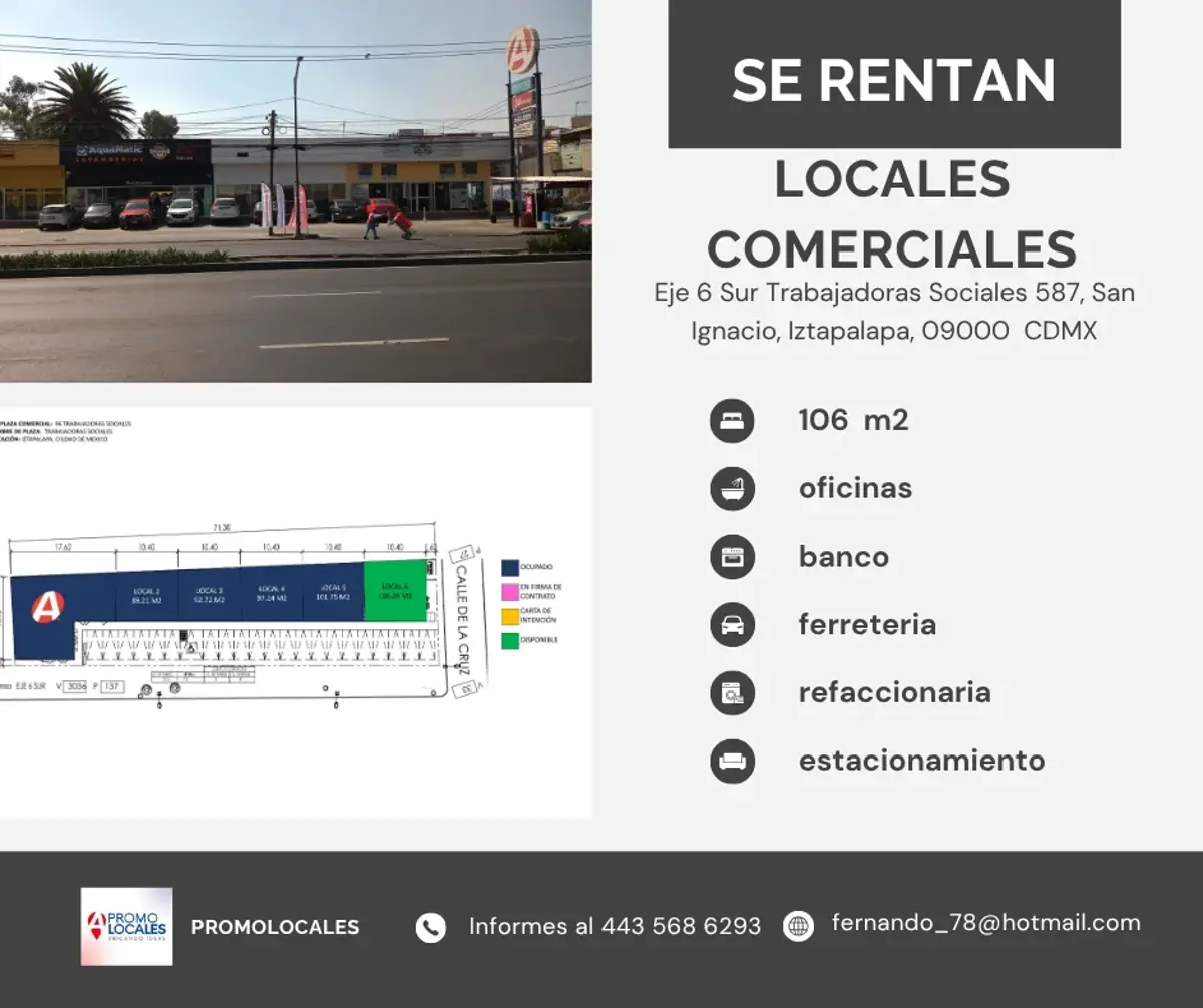 Local en renta en San Ignacio, Iztapalapa — foto 1 de 5