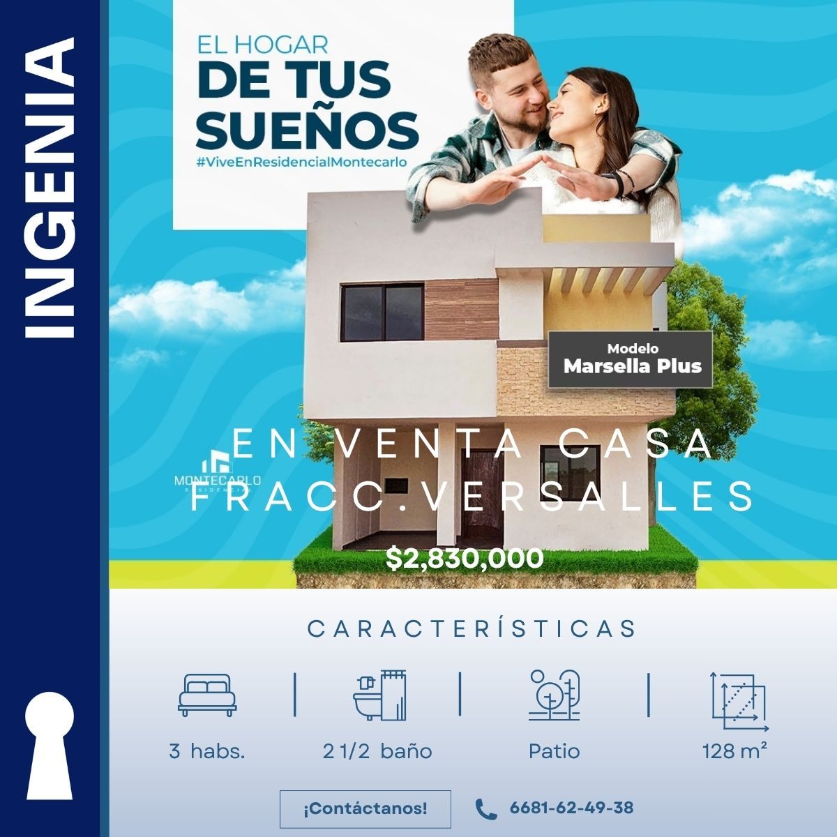 Casa en venta en Versalles Residencial, Ahome