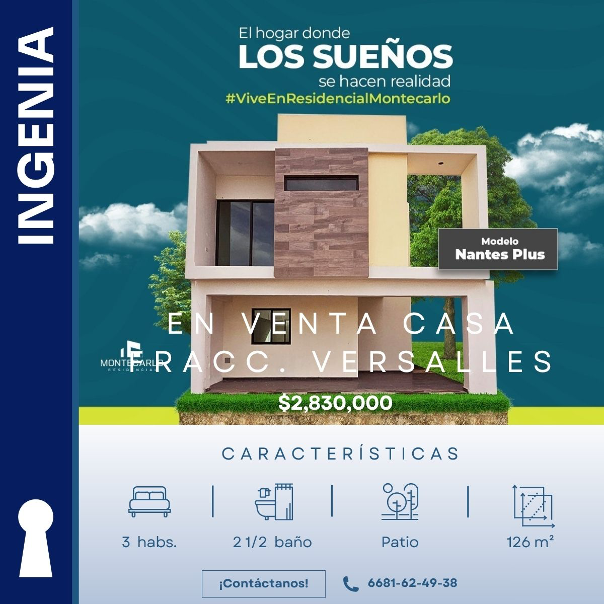 Casa en venta en Versalles Residencial, Ahome