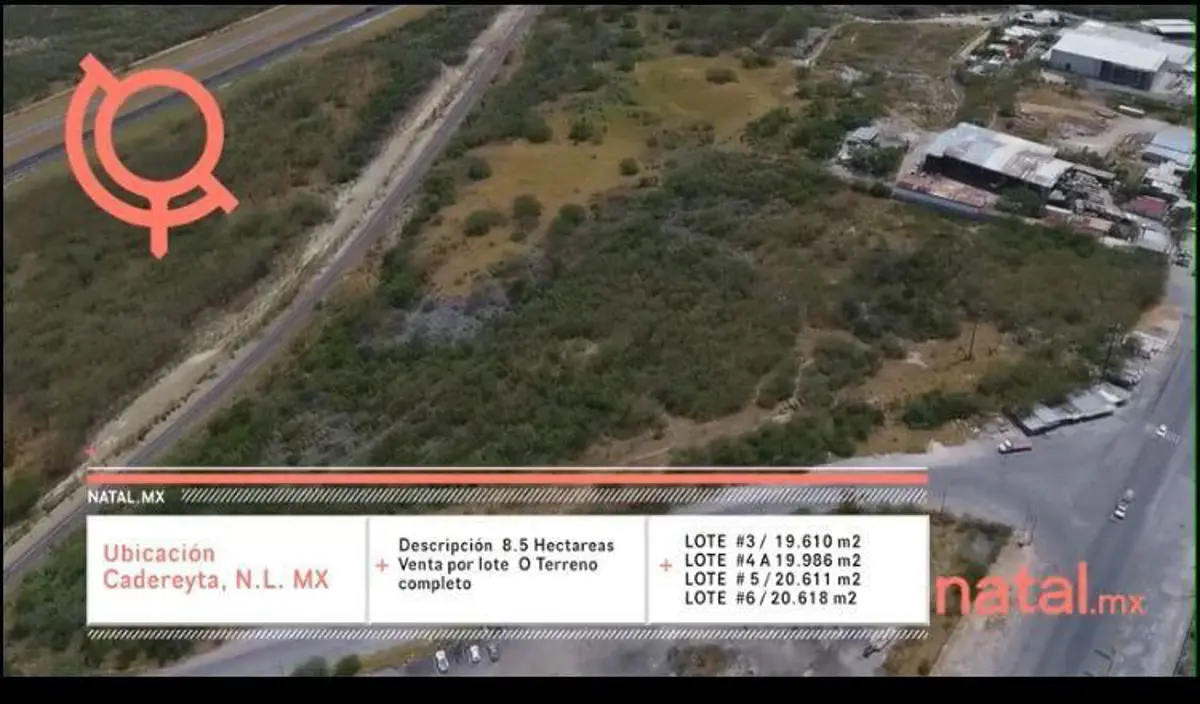 Terreno en venta en PEMEX, Cadereyta Jiménez — foto 1 de 7