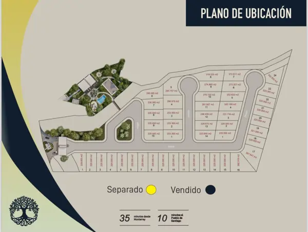 Terreno en venta en Los Rodriguez, Santiago — foto 2 de 5