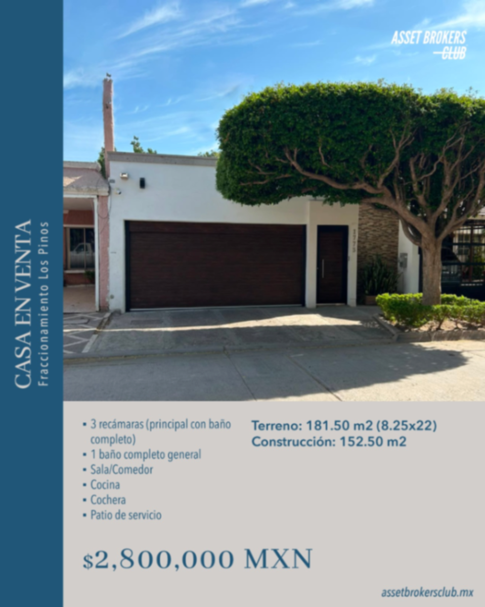 Casa en venta en Los Pinos, Ahome — foto 1 de 15