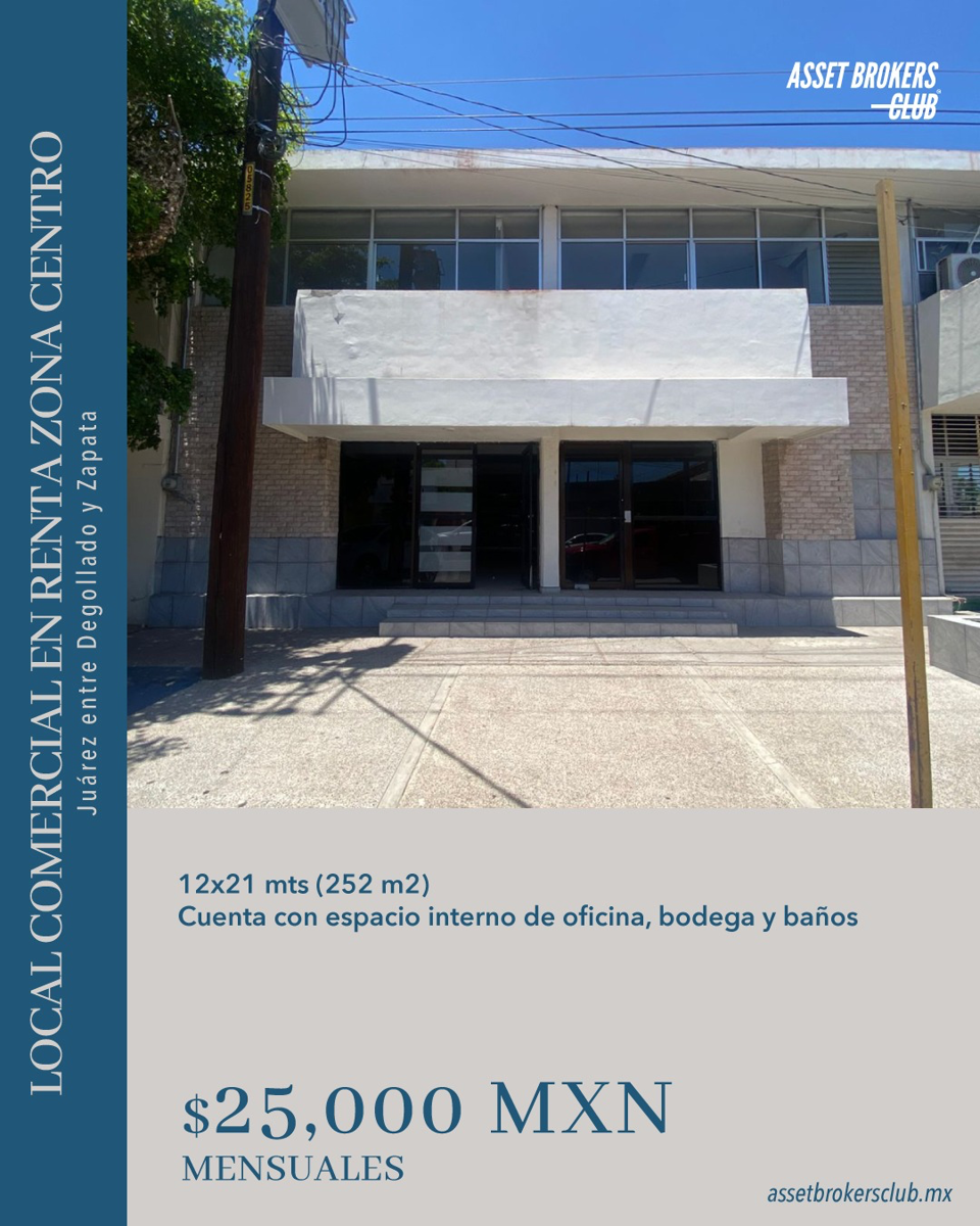 Local en renta en Los Mochis Centro, Ahome — foto 1 de 7