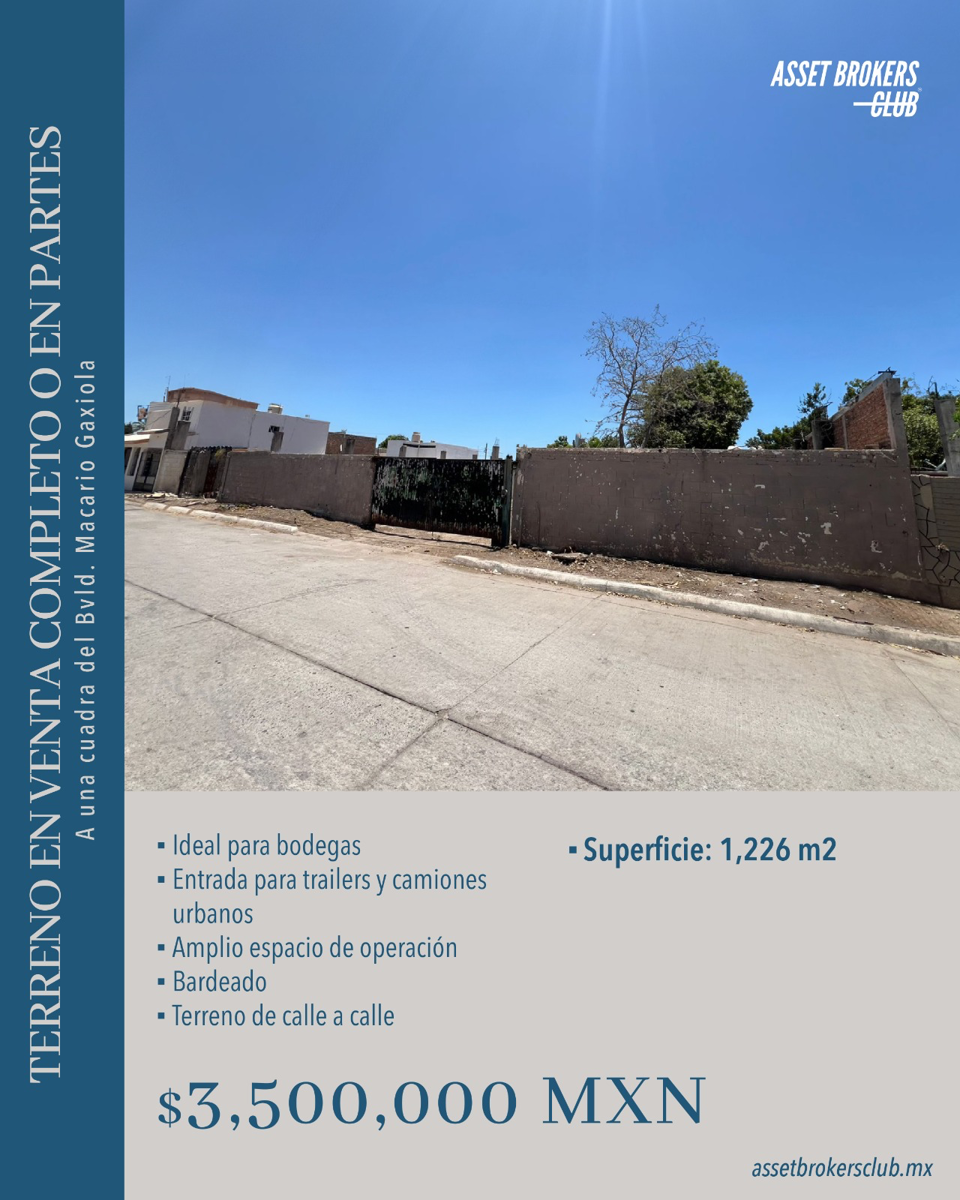 Terreno en venta en Tabachines, Ahome — foto 1 de 9