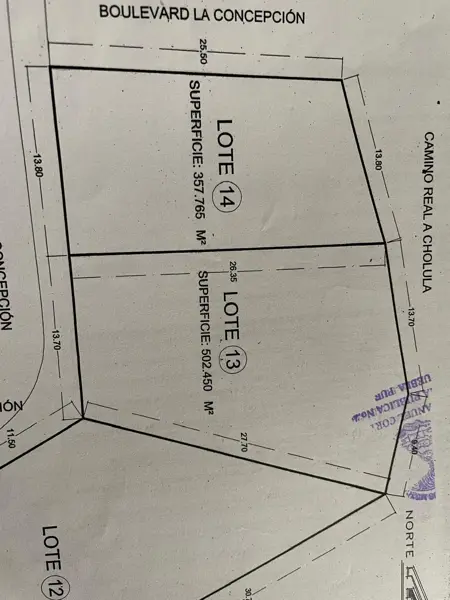 Terreno en Residencial Ex-Hacienda de Zavaleta, Puebla, Puebla