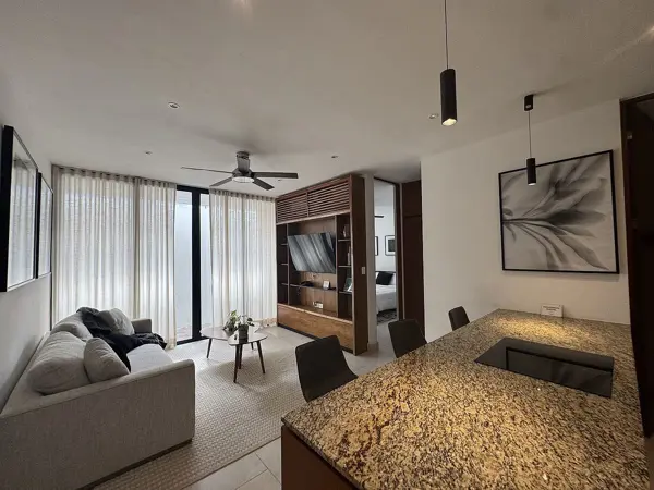 Venta de departamento de 1 recamara en Temozon Norte Merida