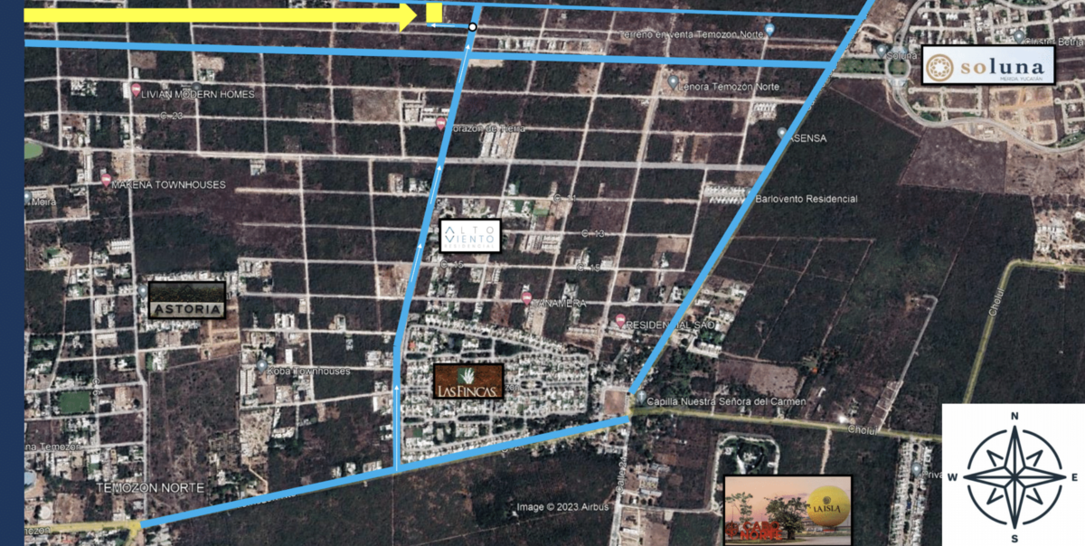 Terreno en venta en Temozon Norte, Mérida — foto 1 de 3